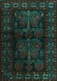 Persian Turquoise Traditional Rug, tr2657turq