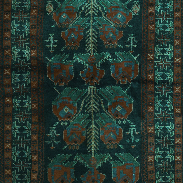 Persian Turquoise Traditional Rug, tr2657turq