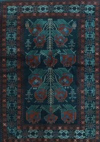 Persian Light Blue Traditional Rug, tr2657lblu