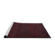 Sideview of Machine Washable Traditional Saffron Red Rug, wshtr2658