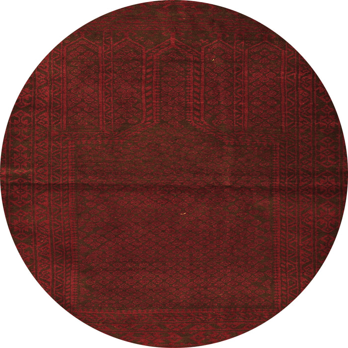 Square Persian Orange Traditional Rug, tr2658org