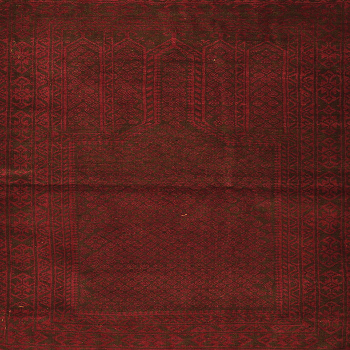 Serging Thickness of Persian Orange Traditional Rug, tr2658org