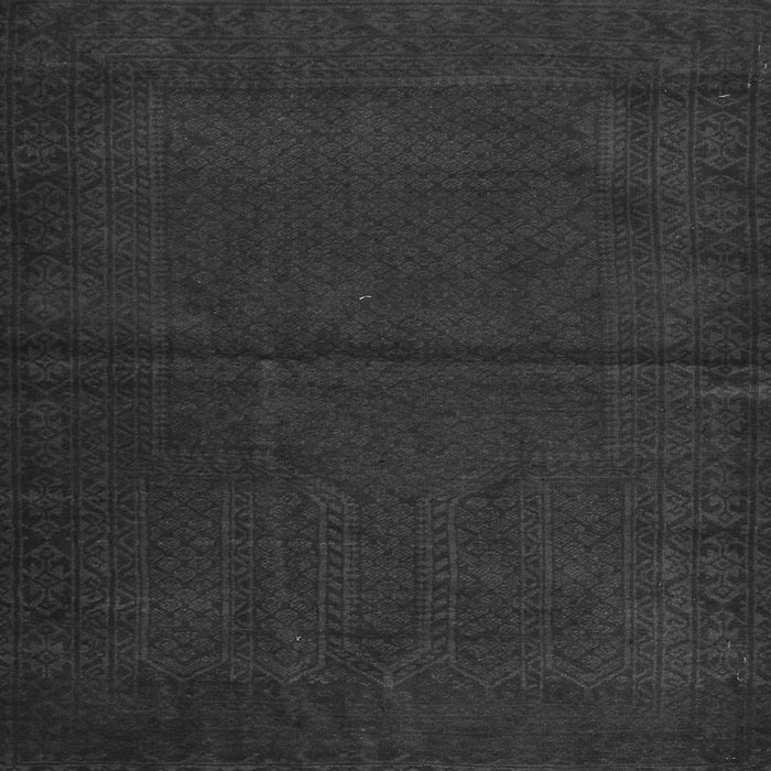 Round Machine Washable Persian Gray Traditional Rug, wshtr2658gry