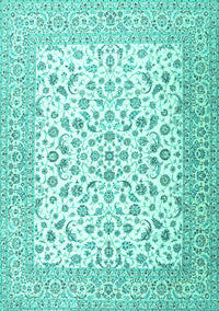 Persian Turquoise Traditional Rug, tr2659turq