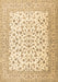 Machine Washable Persian Brown Traditional Rug, wshtr2659brn