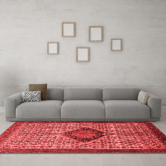 Traditional Red Washable Rugs