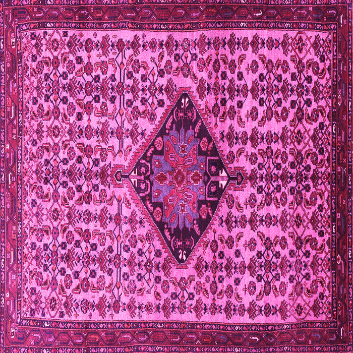 Square Persian Pink Traditional Rug, tr265pnk