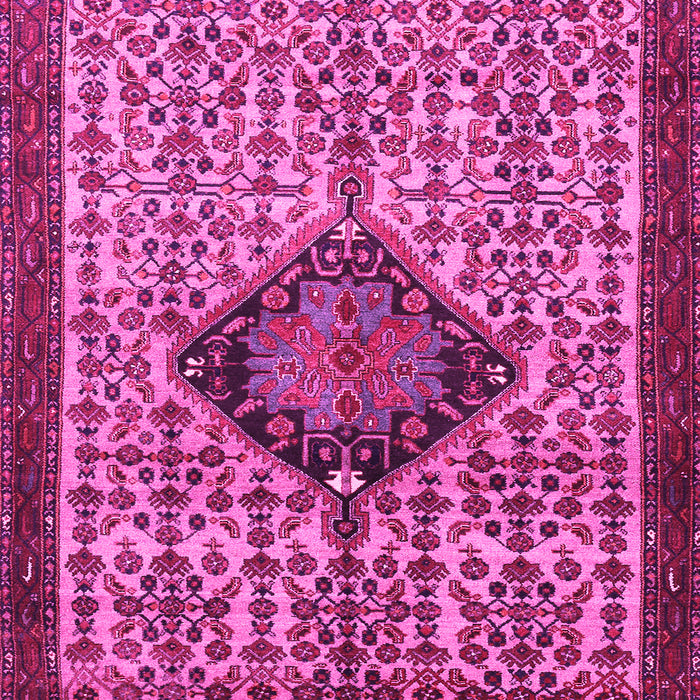 Machine Washable Persian Pink Traditional Rug, wshtr265pnk