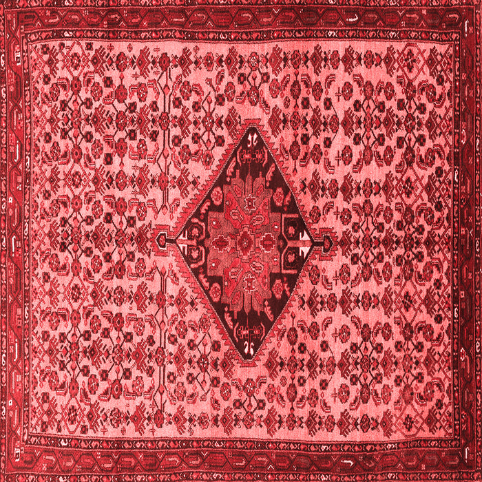 Machine Washable Persian Red Traditional Rug, wshtr265red