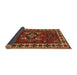 Sideview of Traditional Light Brown Persian Rug, tr266