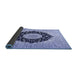 Sideview of Medallion Blue Traditional Rug, tr2660blu