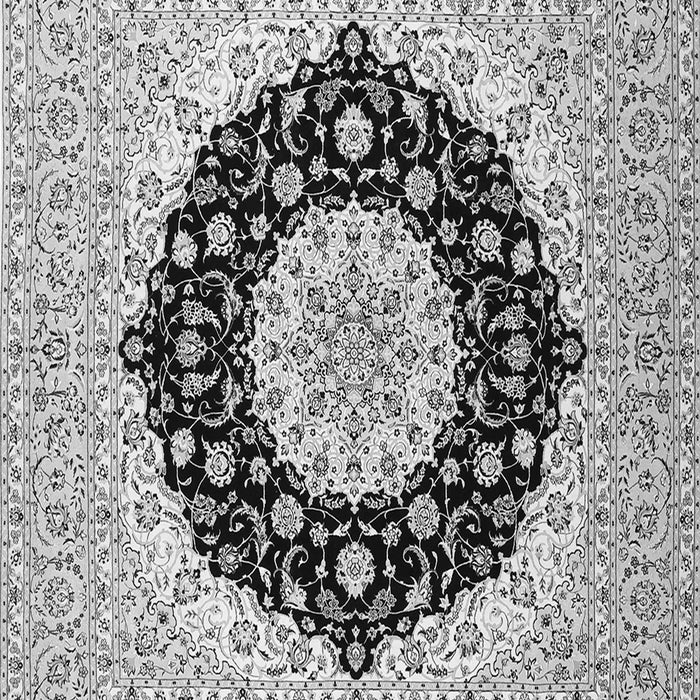 Medallion Gray Traditional Rug, tr2660gry