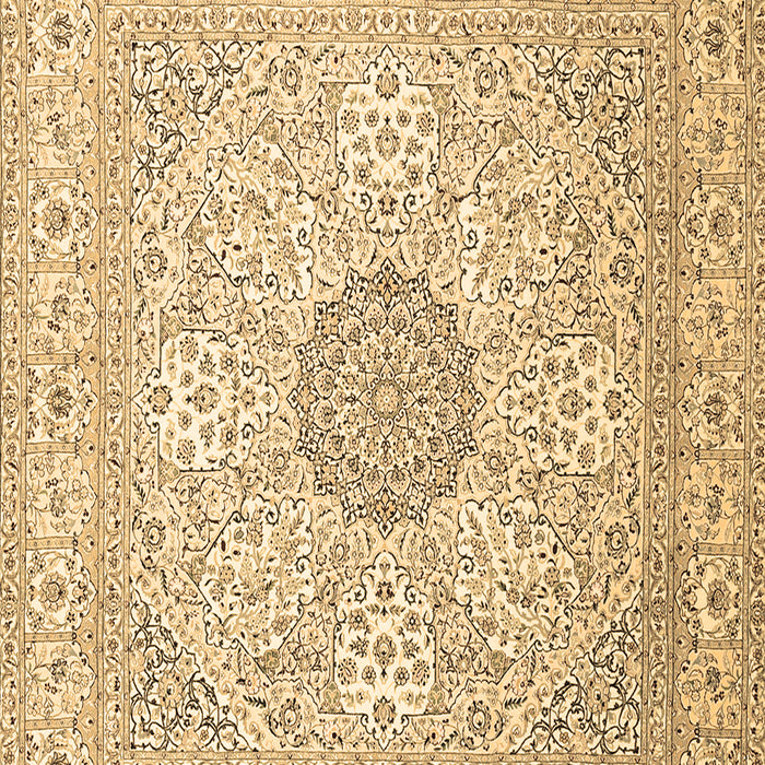 Medallion Brown Traditional Rug, tr2661brn