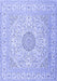 Medallion Blue Traditional Rug, tr2661blu