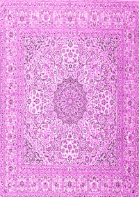 Medallion Pink Traditional Rug, tr2661pnk