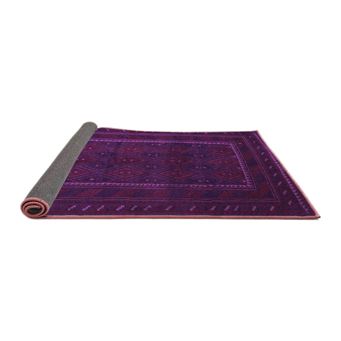 Sideview of Southwestern Purple Country Rug, tr2662pur