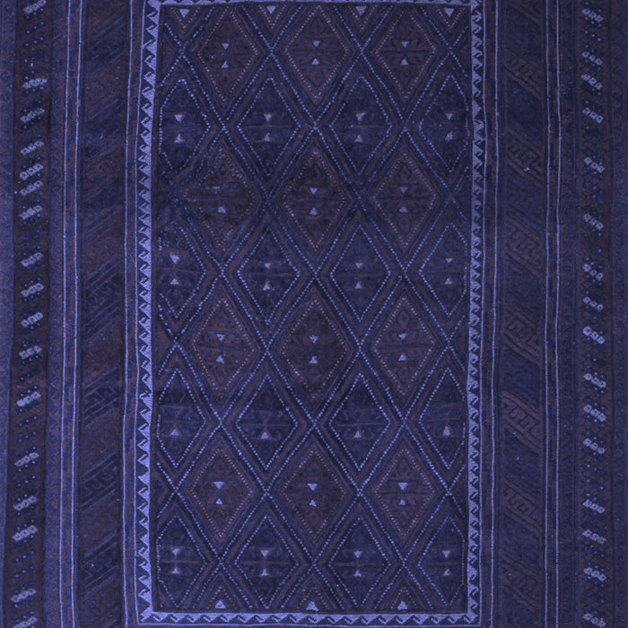 Southwestern Blue Country Rug, tr2662blu