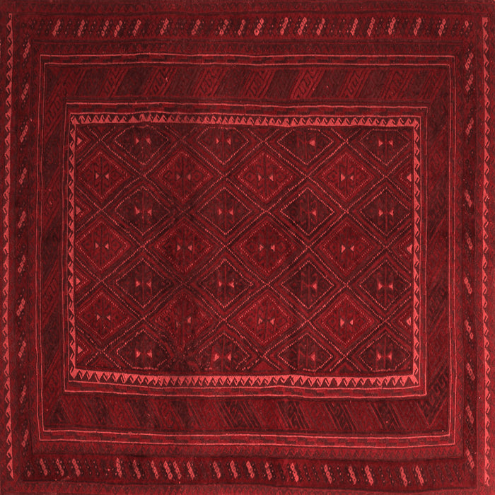 Machine Washable Southwestern Red Country Rug, wshtr2662red