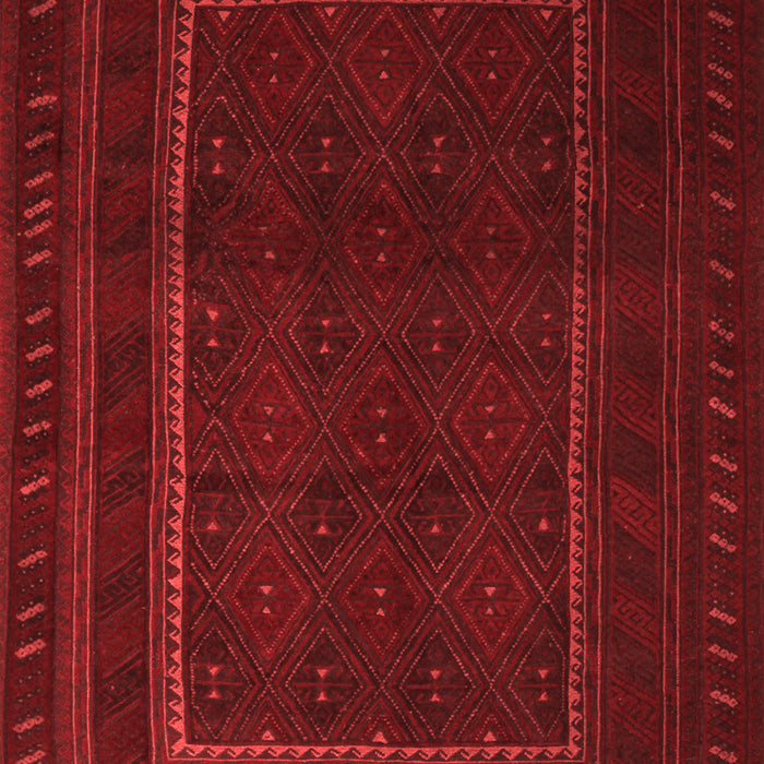 Machine Washable Southwestern Red Country Rug, wshtr2662red