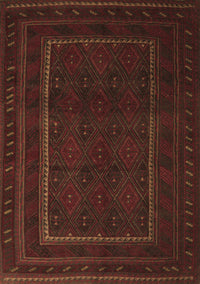 Southwestern Brown Country Rug, tr2662brn