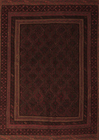 Southwestern Brown Country Rug, tr2663brn