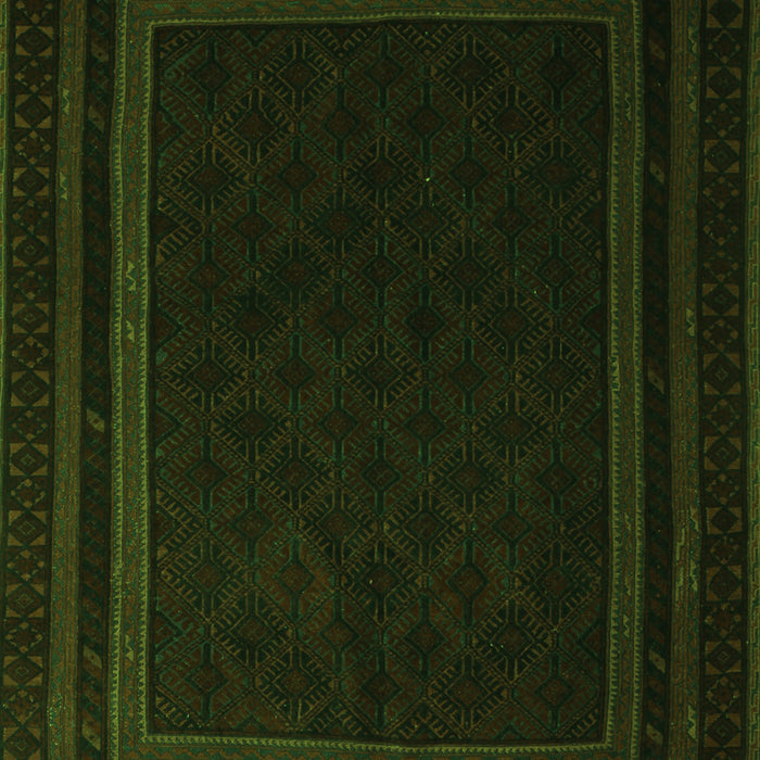 Southwestern Green Country Rug, tr2663grn