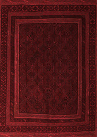 Southwestern Red Country Rug, tr2663red