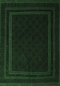 Southwestern Emerald Green Country Rug, tr2663emgrn