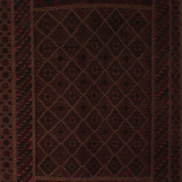 Machine Washable Southwestern Brown Country Rug, wshtr2664brn