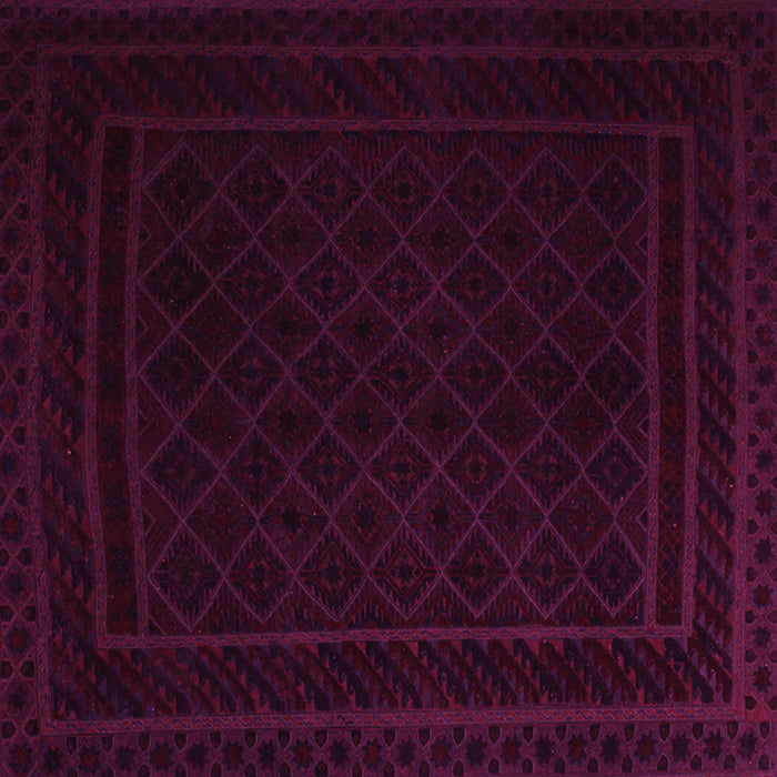 Square Machine Washable Southwestern Pink Country Rug, wshtr2664pnk