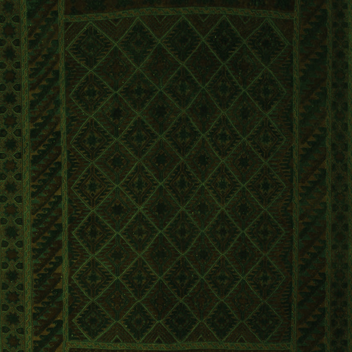 Southwestern Green Country Rug, tr2664grn