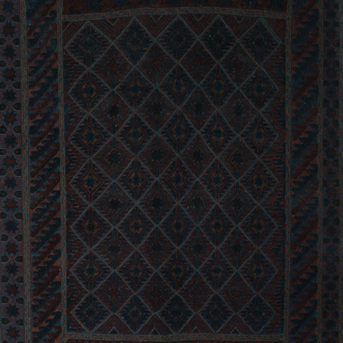 Machine Washable Southwestern Light Blue Country Rug, wshtr2664lblu