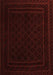 Serging Thickness of Machine Washable Southwestern Orange Country Area Rugs, wshtr2664org