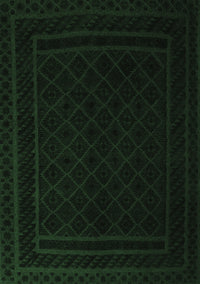 Southwestern Emerald Green Country Rug, tr2664emgrn