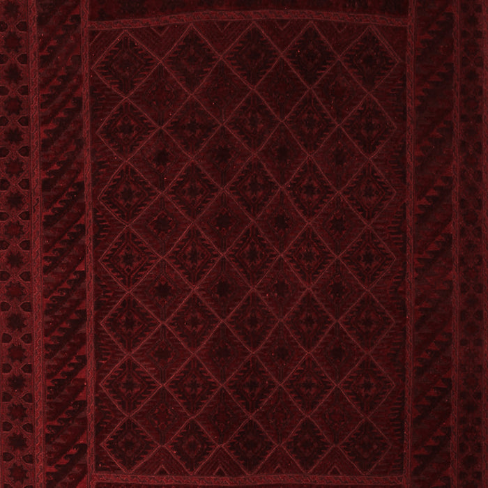 Machine Washable Southwestern Red Country Rug, wshtr2664red