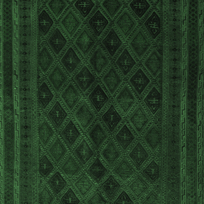 Southwestern Emerald Green Country Rug, tr2665emgrn