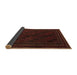 Sideview of Southwestern Brown Country Rug, tr2665brn