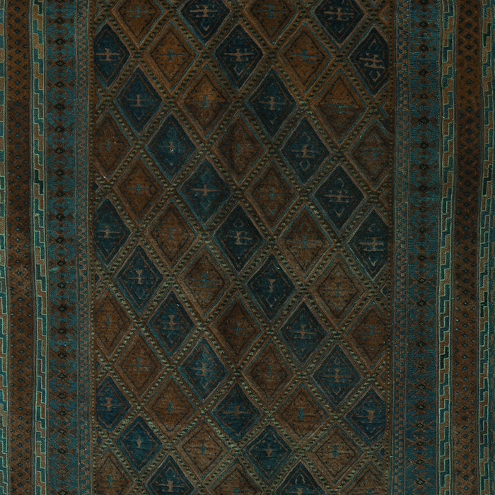 Southwestern Turquoise Country Rug, tr2665turq