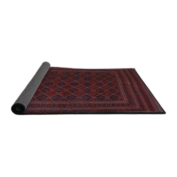 Sideview of Traditional Wine Red Southwestern Rug, tr2666