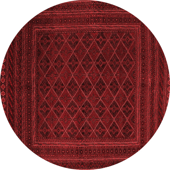 Machine Washable Southwestern Red Country Rug, wshtr2666red