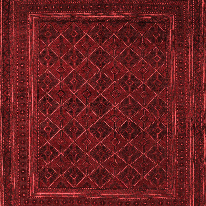 Machine Washable Southwestern Red Country Rug, wshtr2666red