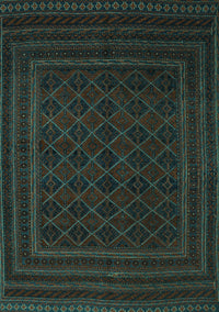 Southwestern Turquoise Country Rug, tr2666turq