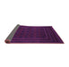 Sideview of Southwestern Purple Country Rug, tr2666pur