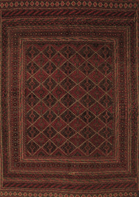 Southwestern Brown Country Rug, tr2666brn