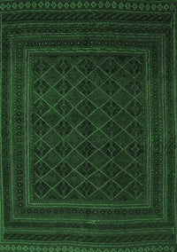 Southwestern Emerald Green Country Rug, tr2666emgrn