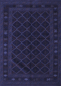 Southwestern Blue Country Rug, tr2667blu