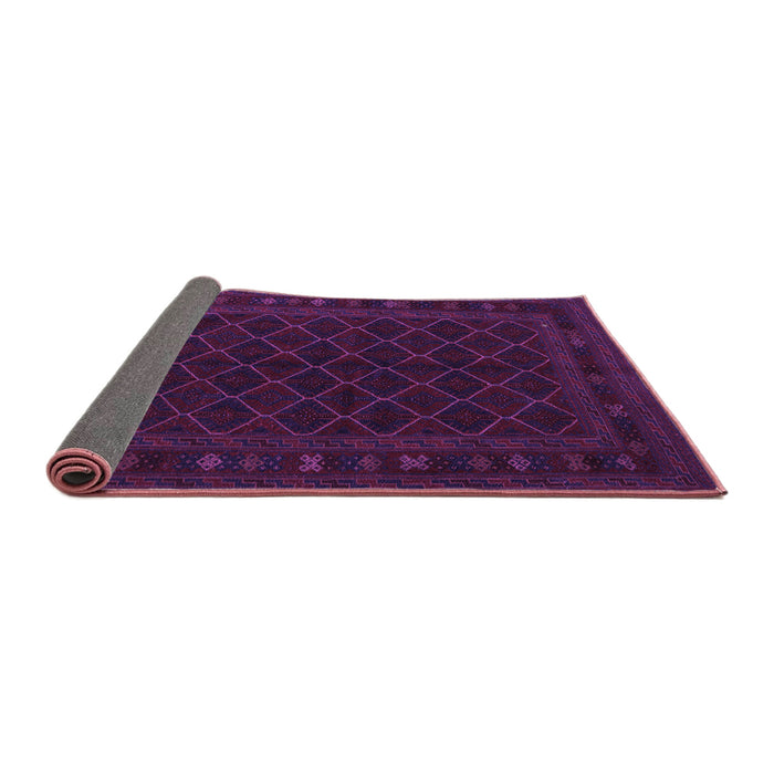Sideview of Southwestern Purple Country Rug, tr2667pur