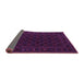 Sideview of Southwestern Purple Country Rug, tr2667pur