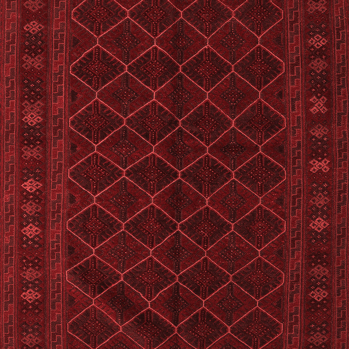 Machine Washable Southwestern Red Country Rug, wshtr2667red