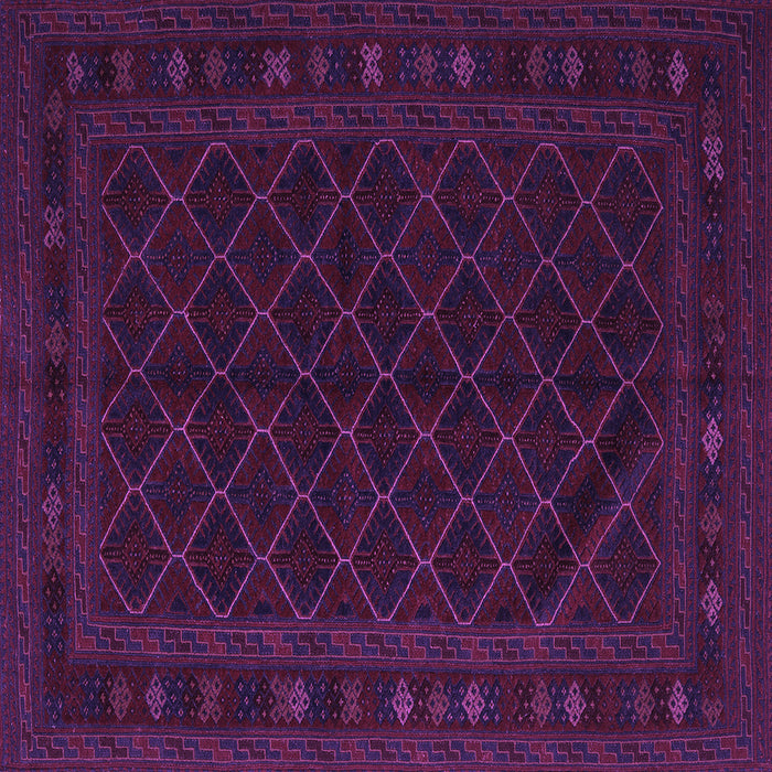 Square Southwestern Purple Country Rug, tr2667pur